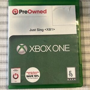 Just Sing Microsoft Xbox One Brand 2016 Bieber Ariana Queen Talent EUC